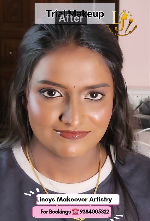 Client after makeup